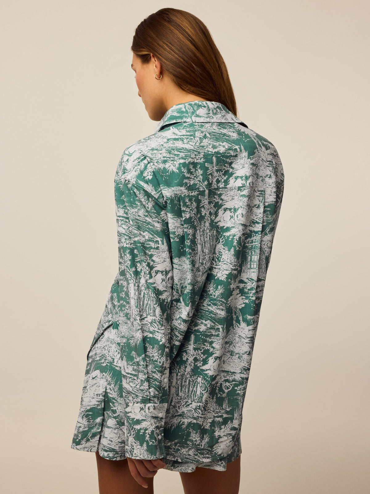 Huntress Toile Ashe Button-Down