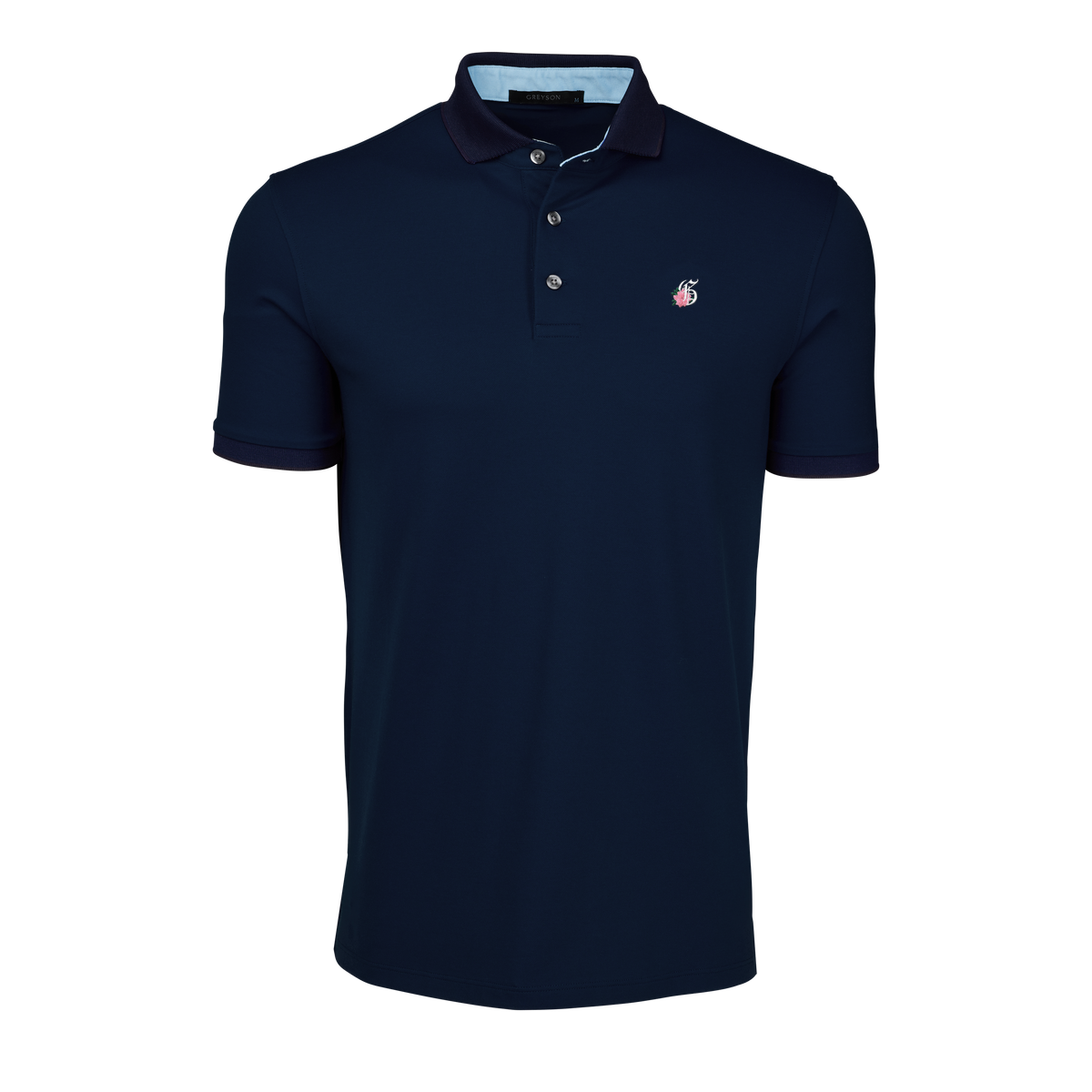Floral "G" Crowley Short Sleeve Polo