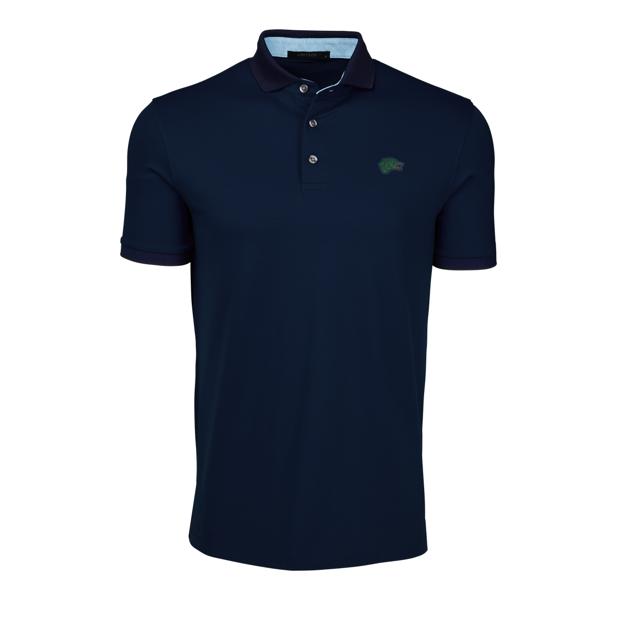 Members Only Green Wolf Crowley Short Sleeve Polo