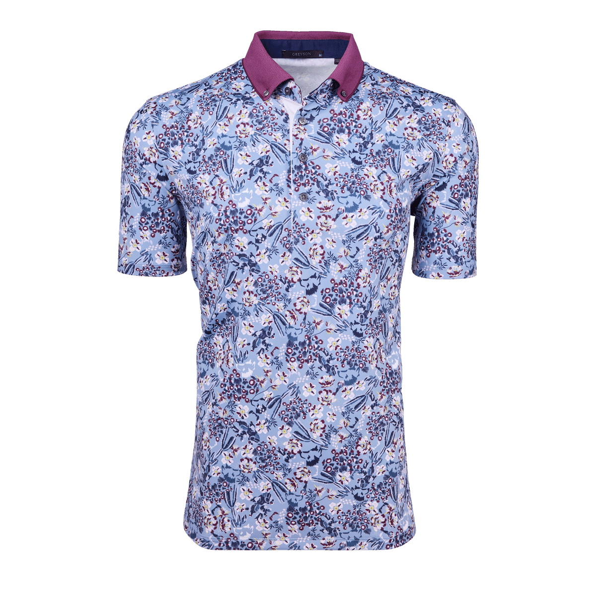 Desert Floral Short Sleeve Polo