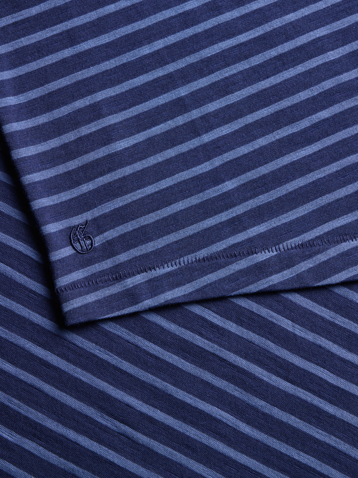 Alpha Slub Striped Short Sleeve Tee