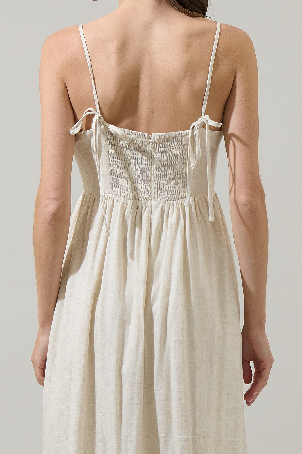 Alanah Linen Senia Midi Dress