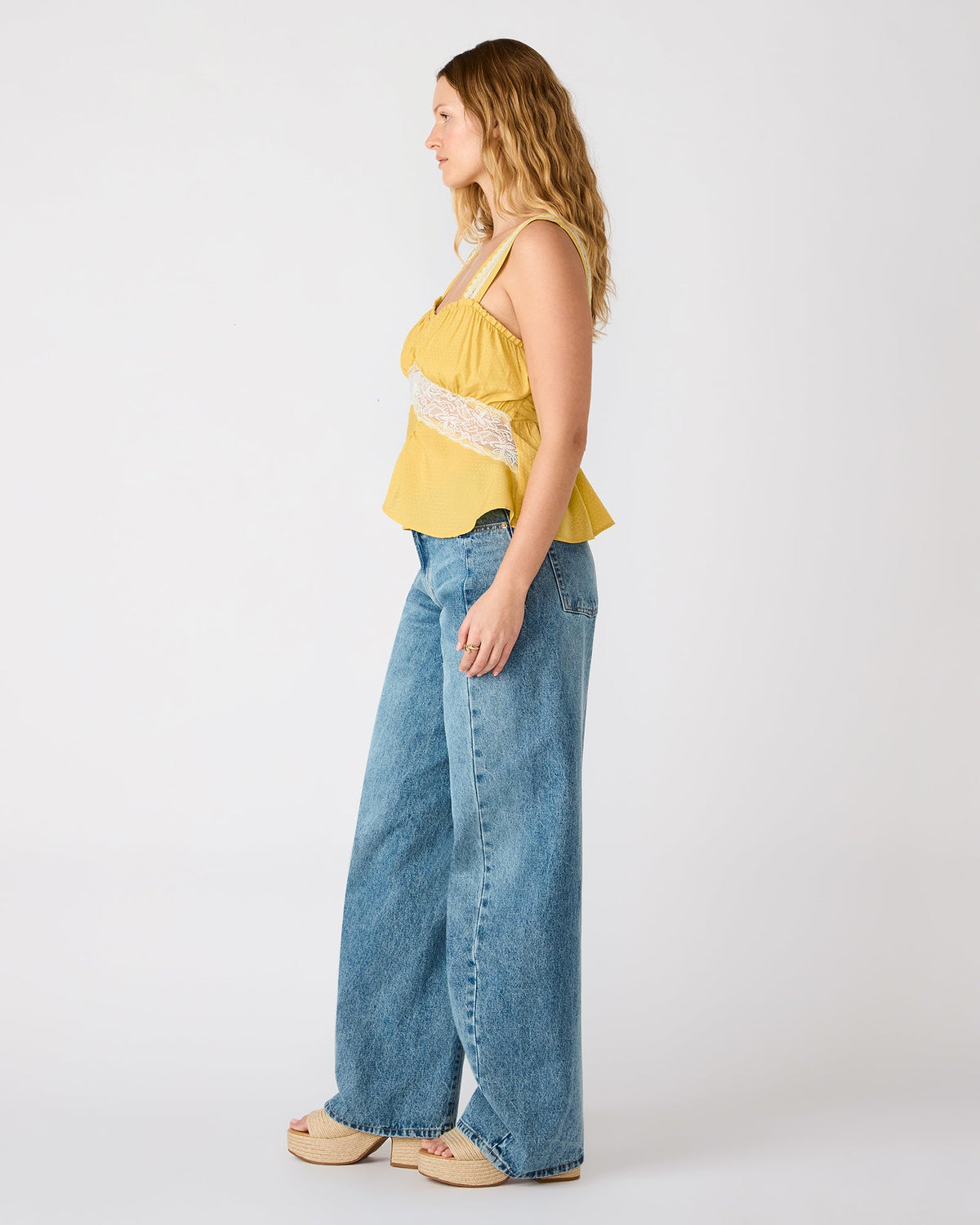CINTHIA TOP GOLDEN LIME