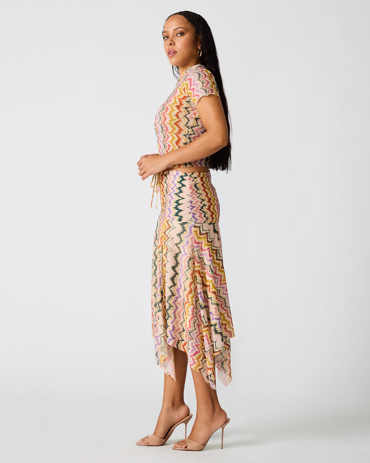 LARKE KNIT TOP RAINBOW VISION