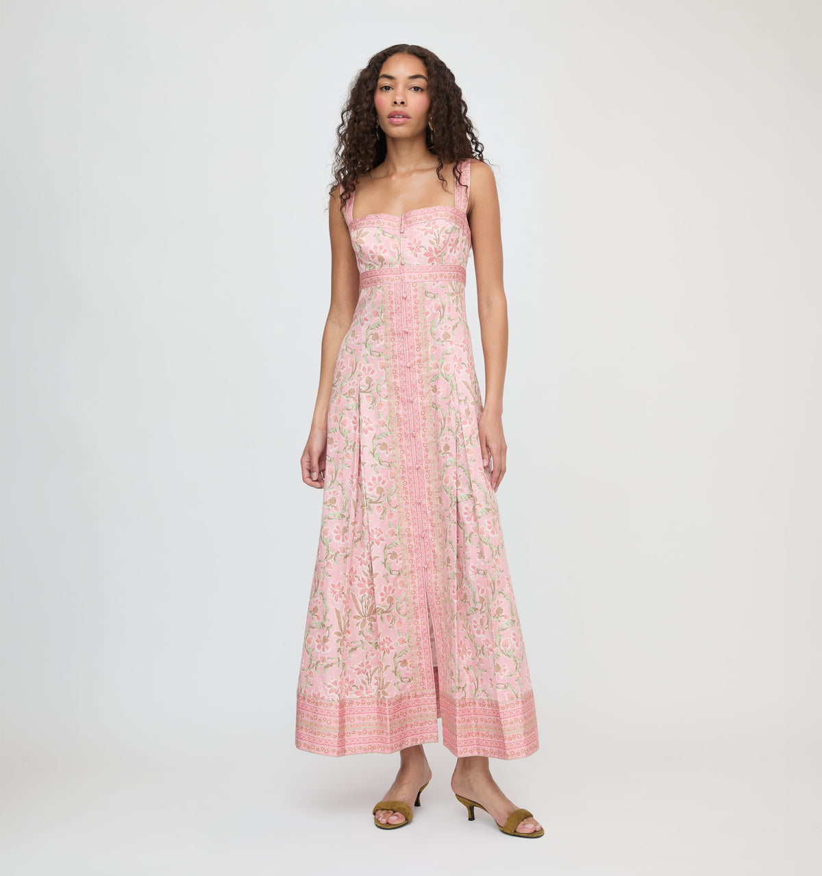The Hope Dress - Daffodil Brocade