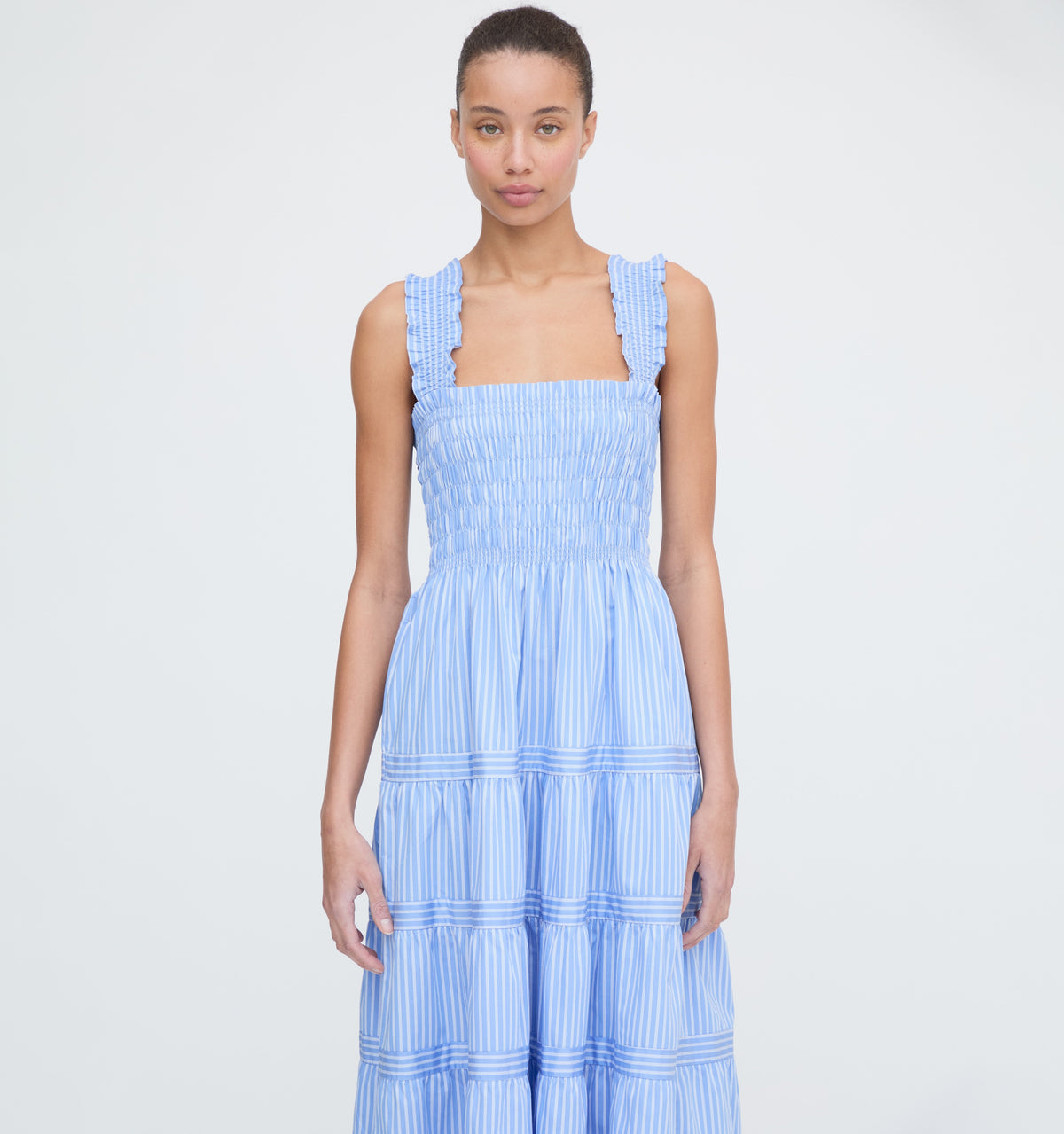 The Kimmy Nap Dress - Blue Stripe