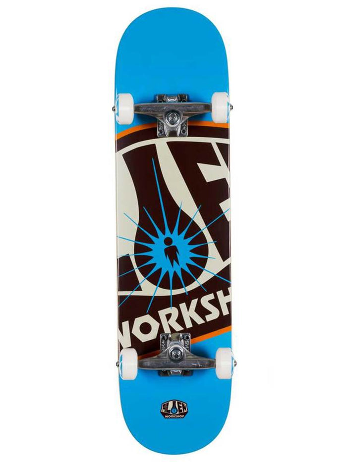 ALIEN WORKSHOP OG LOGO BLUE 8.0" COMPLETE SKATEBOARD