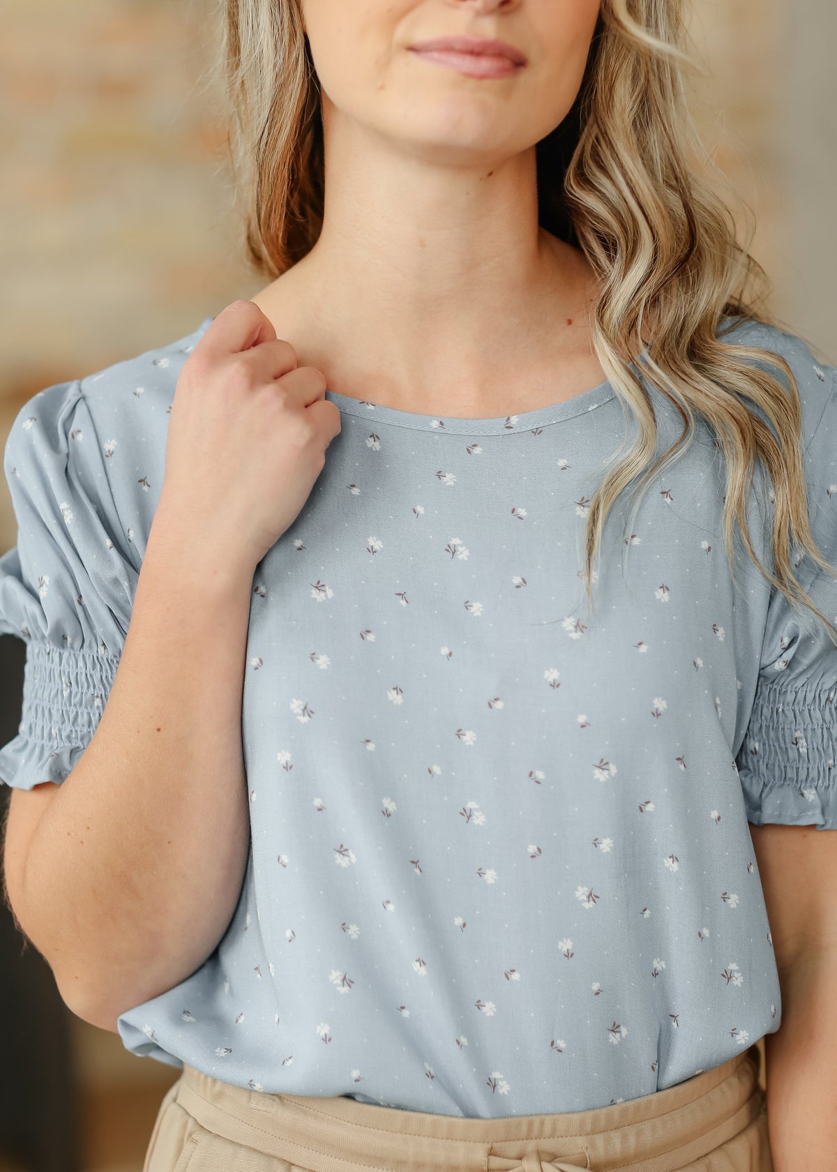 Alisa Short Ruffle Sleeve Top - FINAL SALE