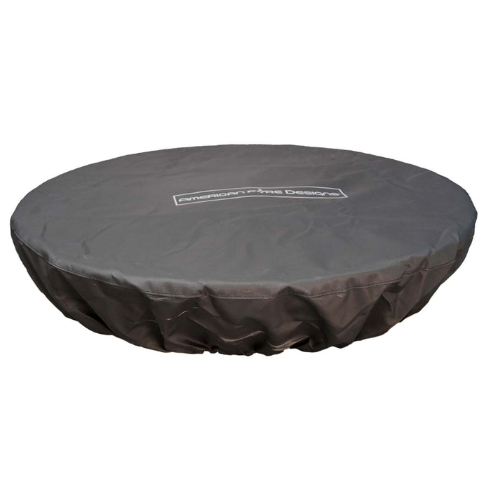 American Fyre Designs 8142A vinyl protective cover, 32 inch fire bowl cover in black PVC