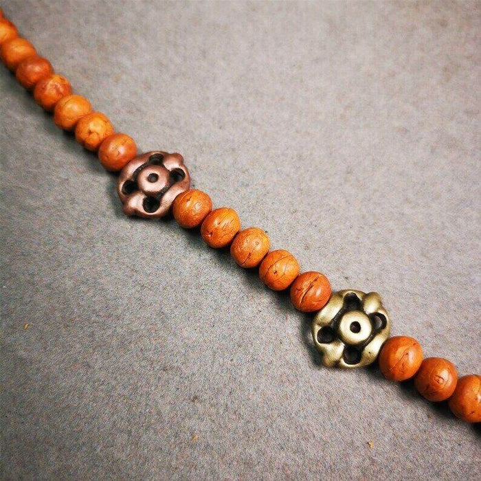 Amulet,Vajra Pendant for Mala,Bag Hanging,Prayer Bead Accessories - Tibetan Buddhist mala beads, detailed view