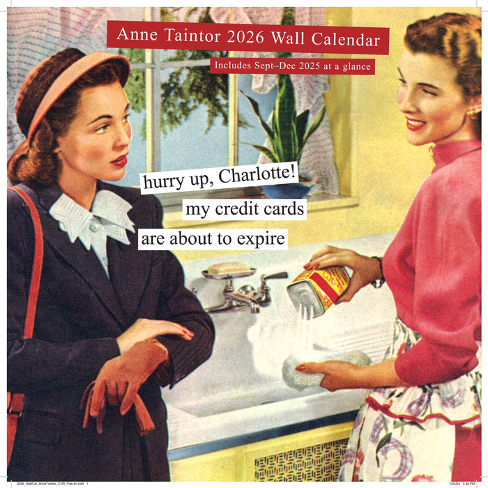 Anne Taintor 2026 Wall Calendar