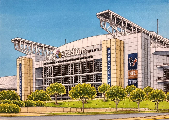 Art Print 5" x 7" | Streets of Houston Part 2 | Jim Koehn Artwork
