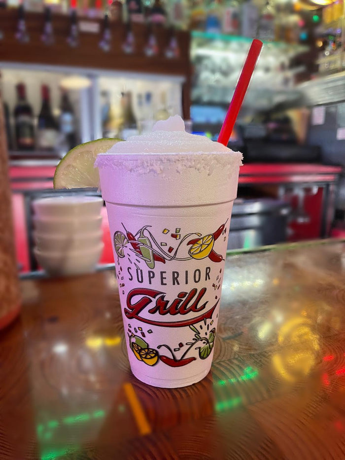 Authentic Superior Grill Margarita Cups (pack of 20, with straws)