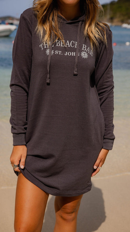 BB WOMENS COZY HOODED DRESS