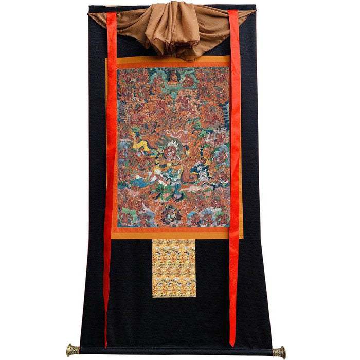 Begtse Chen - Tibetan thangka painting, view 8
