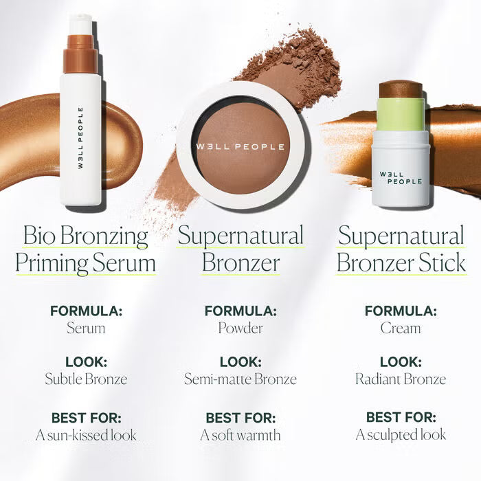 difference between well people bronzing products