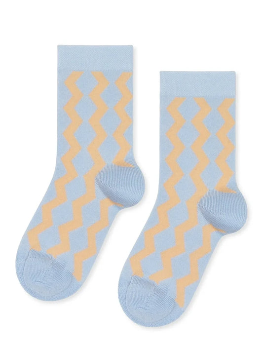 Blue Mini Una Crew Sock