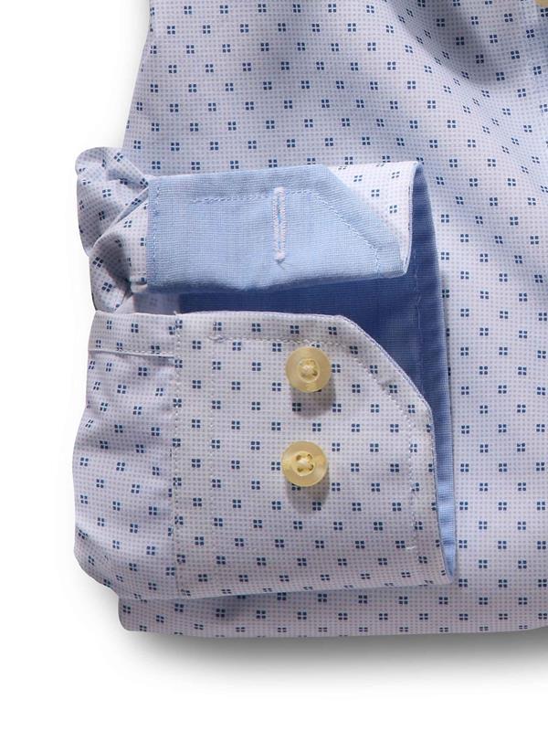 Borg Sky Printed Full sleeve single cuff   Cotton Shirt