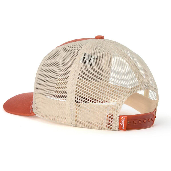 Branded Trucker Snapback | Orange | Seager Co.