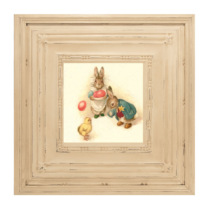 Bunnies with Easter Eggs