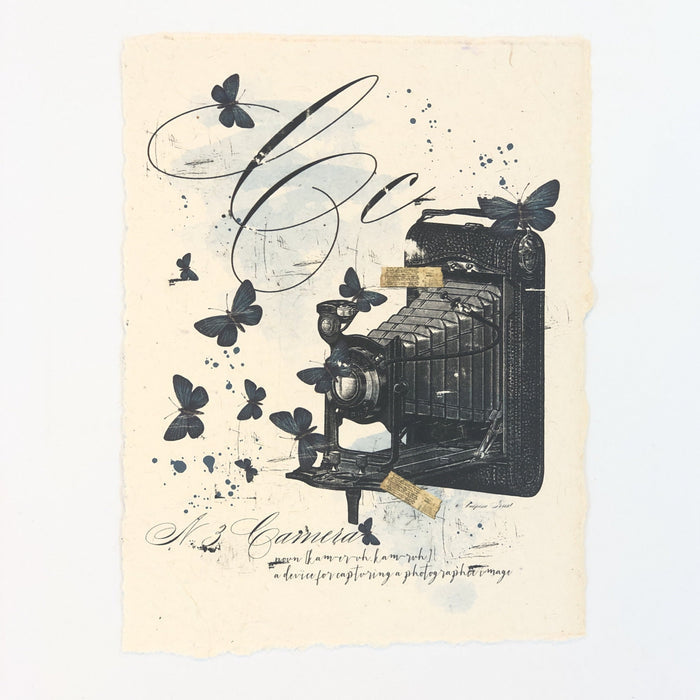 "C" Artisan Alphabet Print