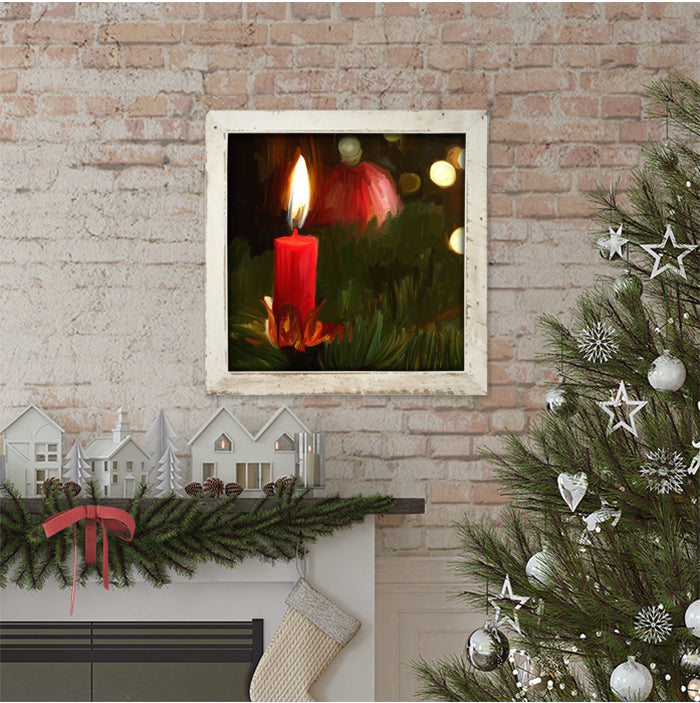 Candle in Christmas Tree