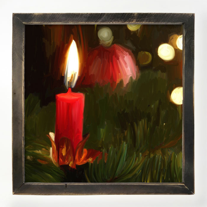 Candle in Christmas Tree
