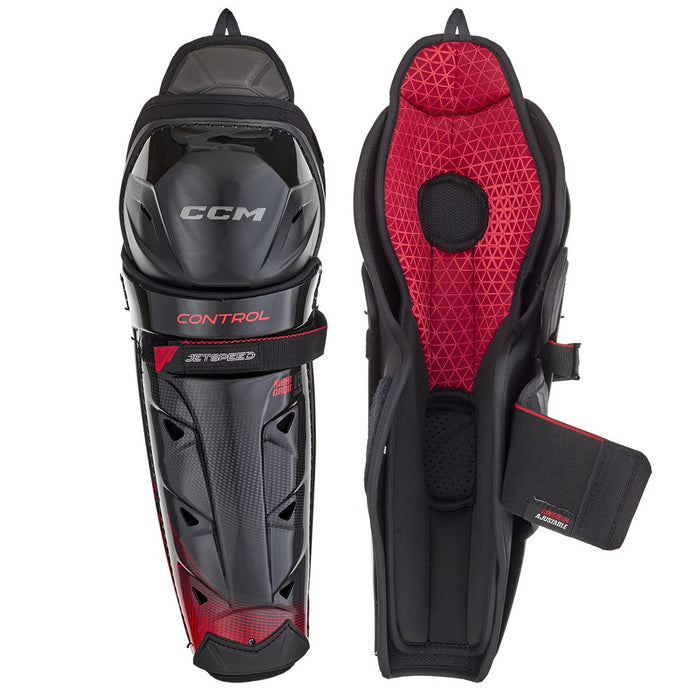 CCM Jetspeed Control 2025 Senior Ice Hockey Shin Guards