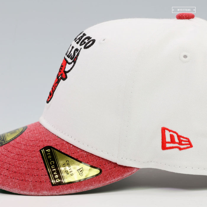 CHICAGO BULLS 1993 NBA FINALS VINTAGE WEATHERED LOOK NEW ERA FITTED CAP
