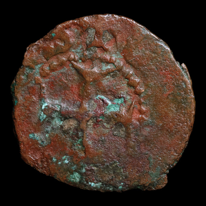 Cicilian Armenia, King Leo V, AE One Pogh - 1374 to 1375 CE - The Crusades