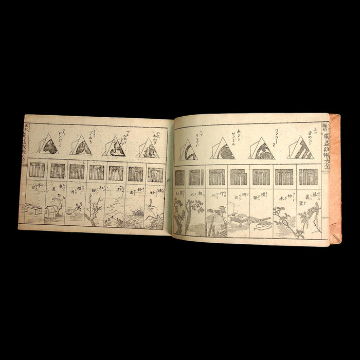 Complete Guide to Textile Patterns - 1918 (Taisho 7) - Edo Japan