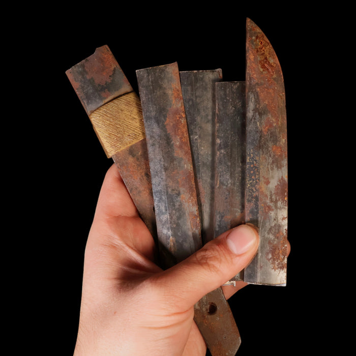Complete Japanese Wakizashi (5 Cut Pieces), 25.75 inches - c. 1600 to 1800 - Edo Japan