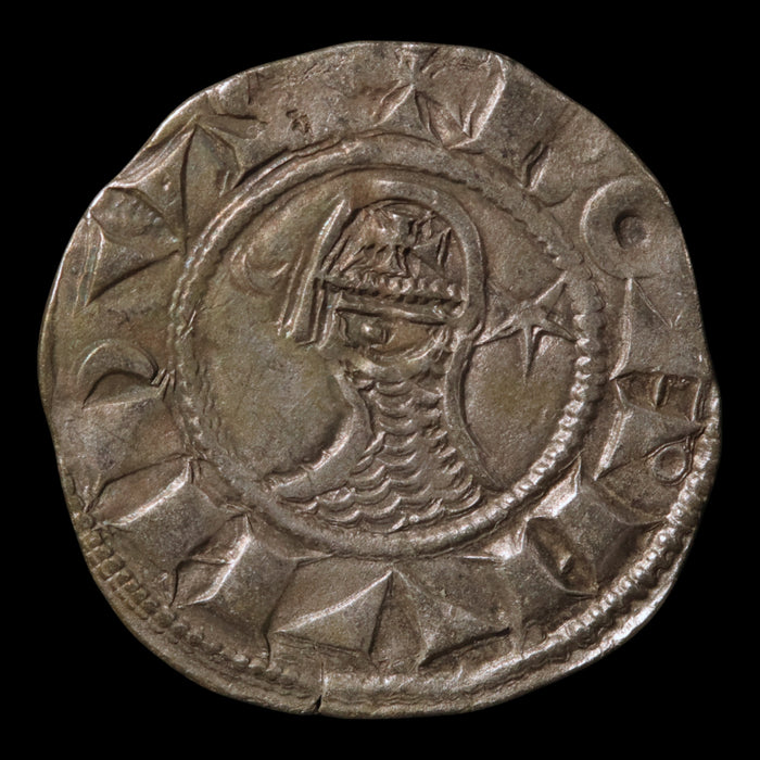 Crusader States, Antioch, Prince Bohemond III or IV, Silver Denier - c. 1149 to 1233 CE - The Crusades