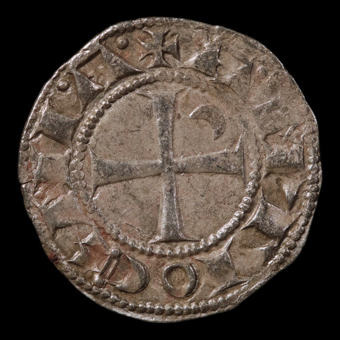 Crusader States, Antioch, Prince Bohemond III or IV, Silver Denier - c. 1149 to 1233 CE - The Crusades