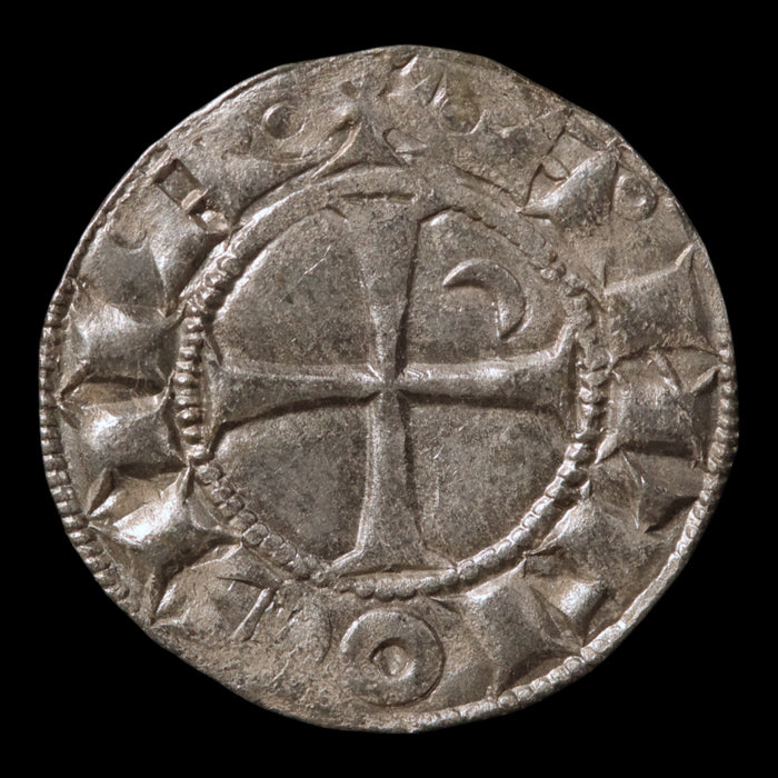 Crusader States, Antioch, Prince Bohemond III or IV, Silver Denier - c. 1149 to 1233 CE - The Crusades