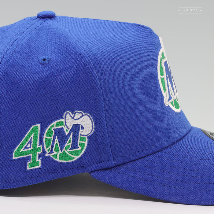 DALLAS MAVERICKS NBA HARDWOOD CLASSICS 40TH ANNIVERSARY 9FIFTY A-FRAME NEW ERA SNAPBACK