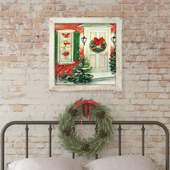 Decorated Christmas Door