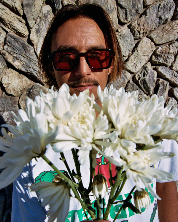 Deep Rose Heavy Tropix Sunglasses