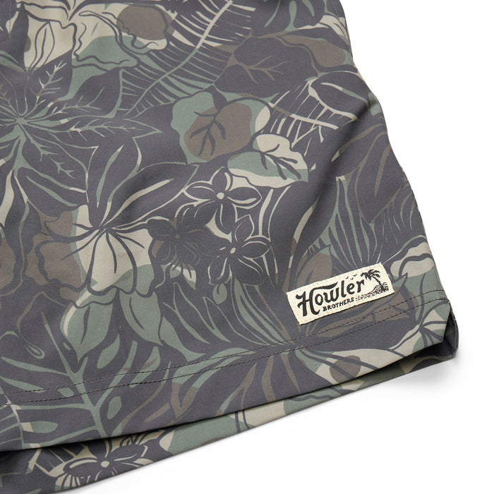 Deep Set Boardshorts | Tropic Noir : Antique Black | Howler Bros