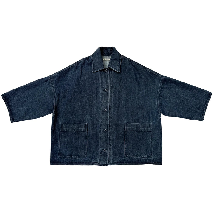 Denim Oversized Shirt Jacket