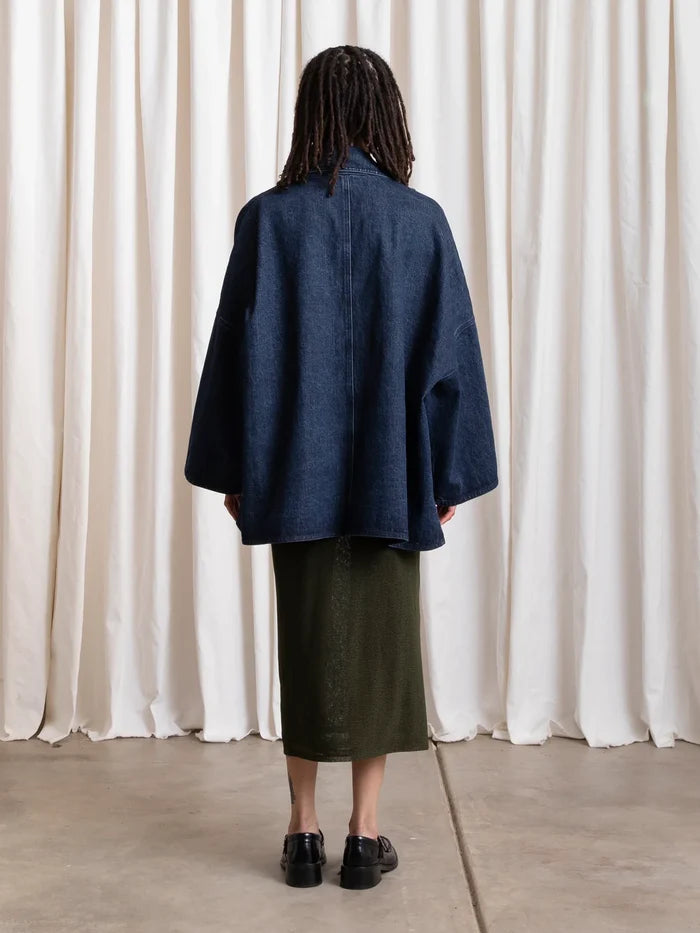 Denim Oversized Shirt Jacket