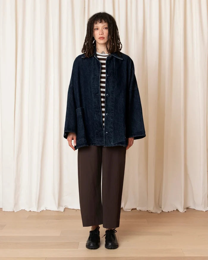 Denim Oversized Shirt Jacket