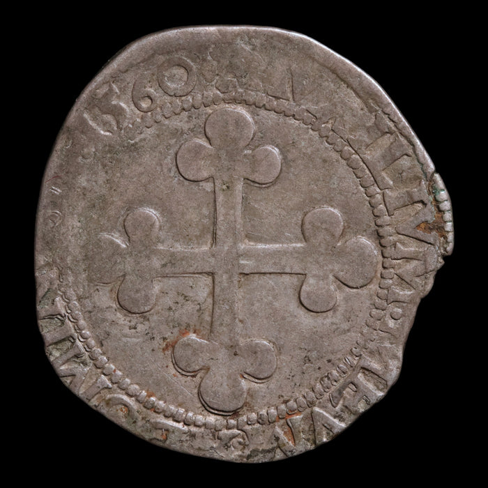 Duchy of Savoy, Emmanuel Philibert the Ironhead, BI Three Gros - 1560 CE - Italian States