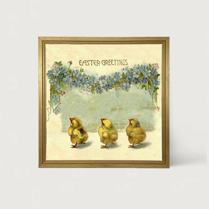 Easter Greeting Chicks