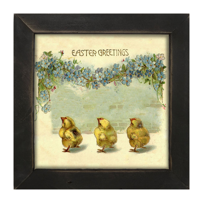 Easter Greeting Chicks