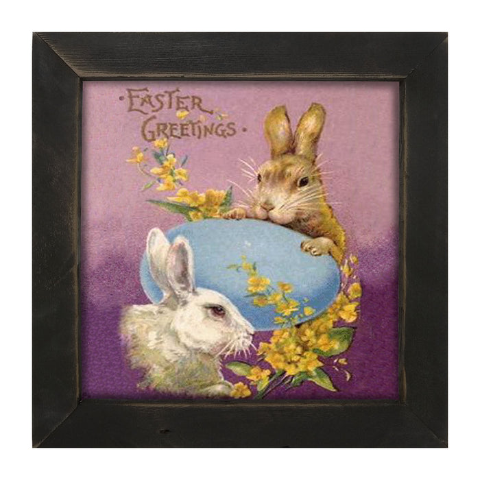 Easter Greetings Bunnies