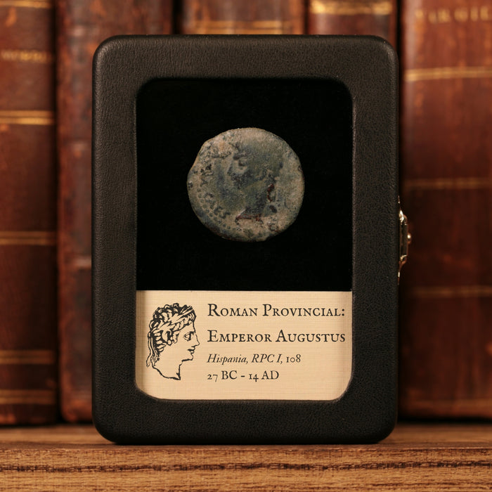 Emperor Augustus (Octavian), Roman Provincial (Hispania) - c. 27 to 14 BCE - Roman Empire