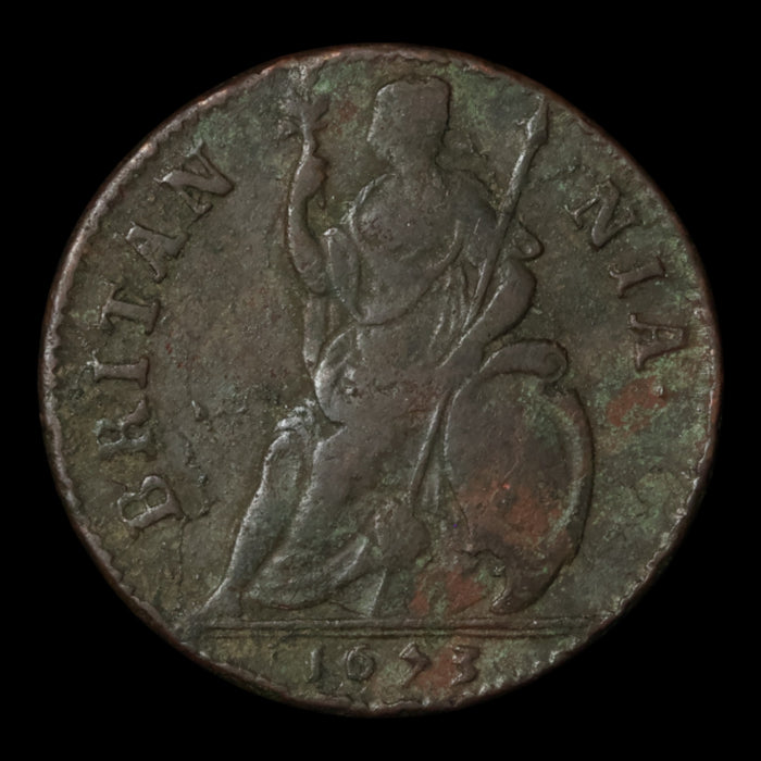 England, King Charles II, Copper Farthing - 1673 - England