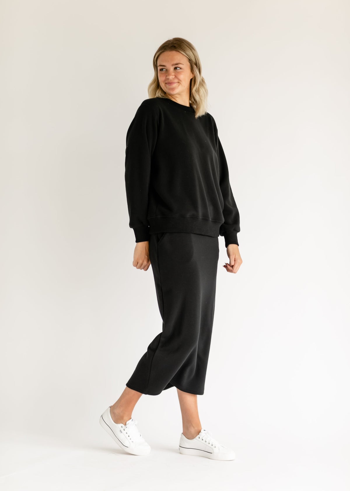 Essential Sweatshirt Skirt Set - FINAL SALE
