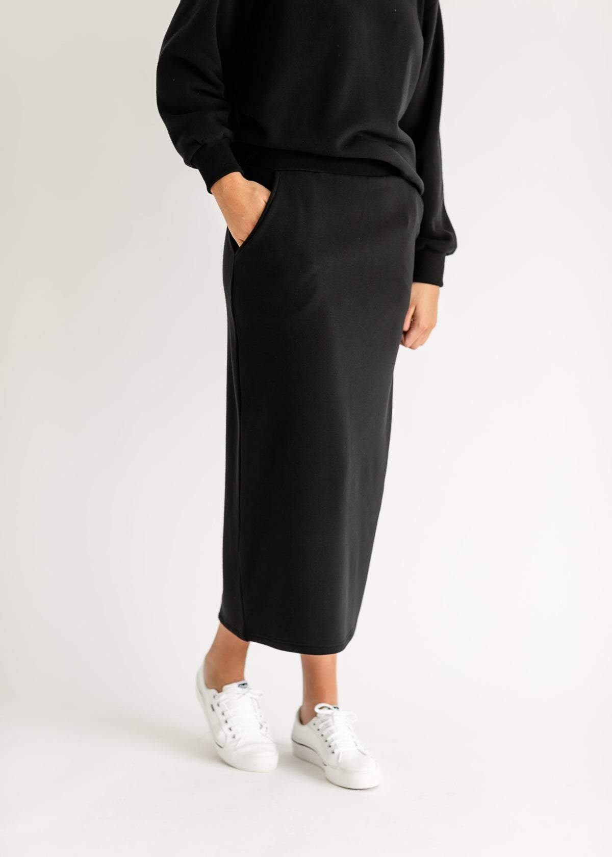 Essential Sweatshirt Skirt Set - FINAL SALE